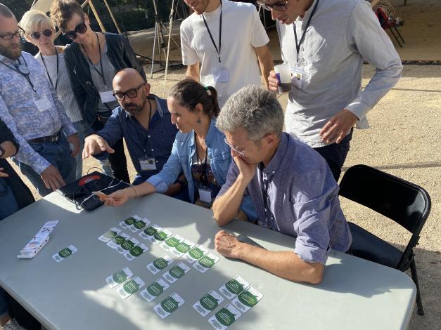 Deelnemers aan het A table ! Food Forum in Mouans-Sartoux (FR)