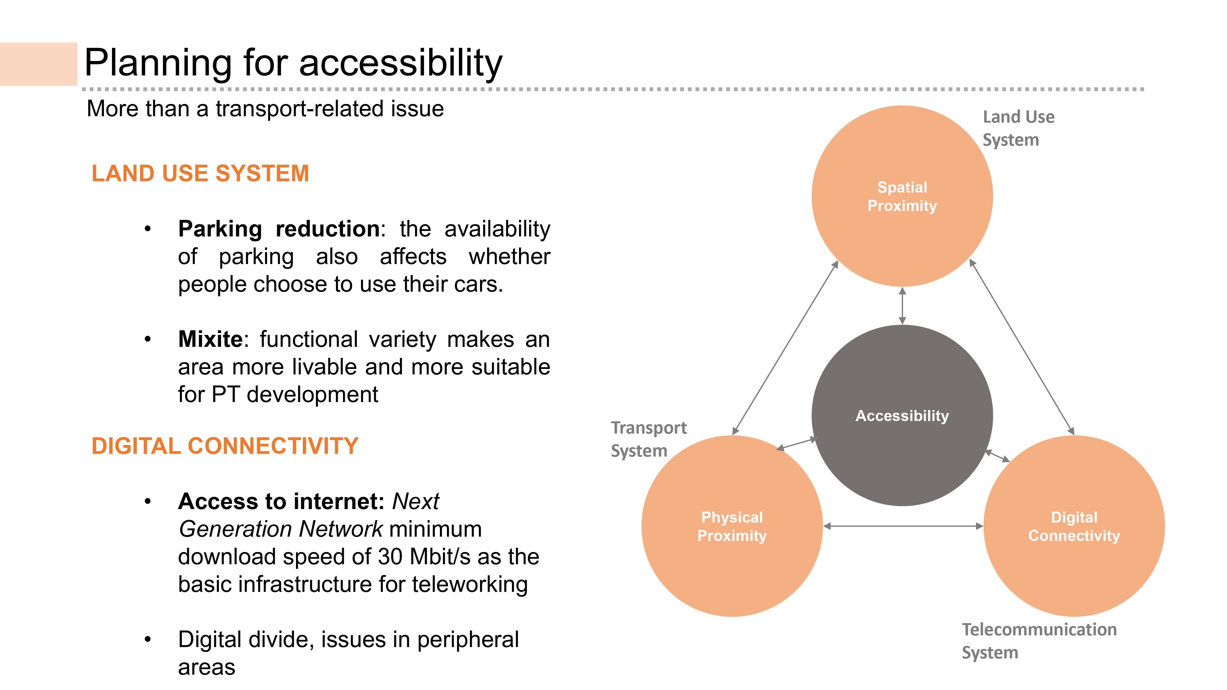 Prof. Federico Cavallaro - Planning for accessibility scheme including the main drivers for accessibility