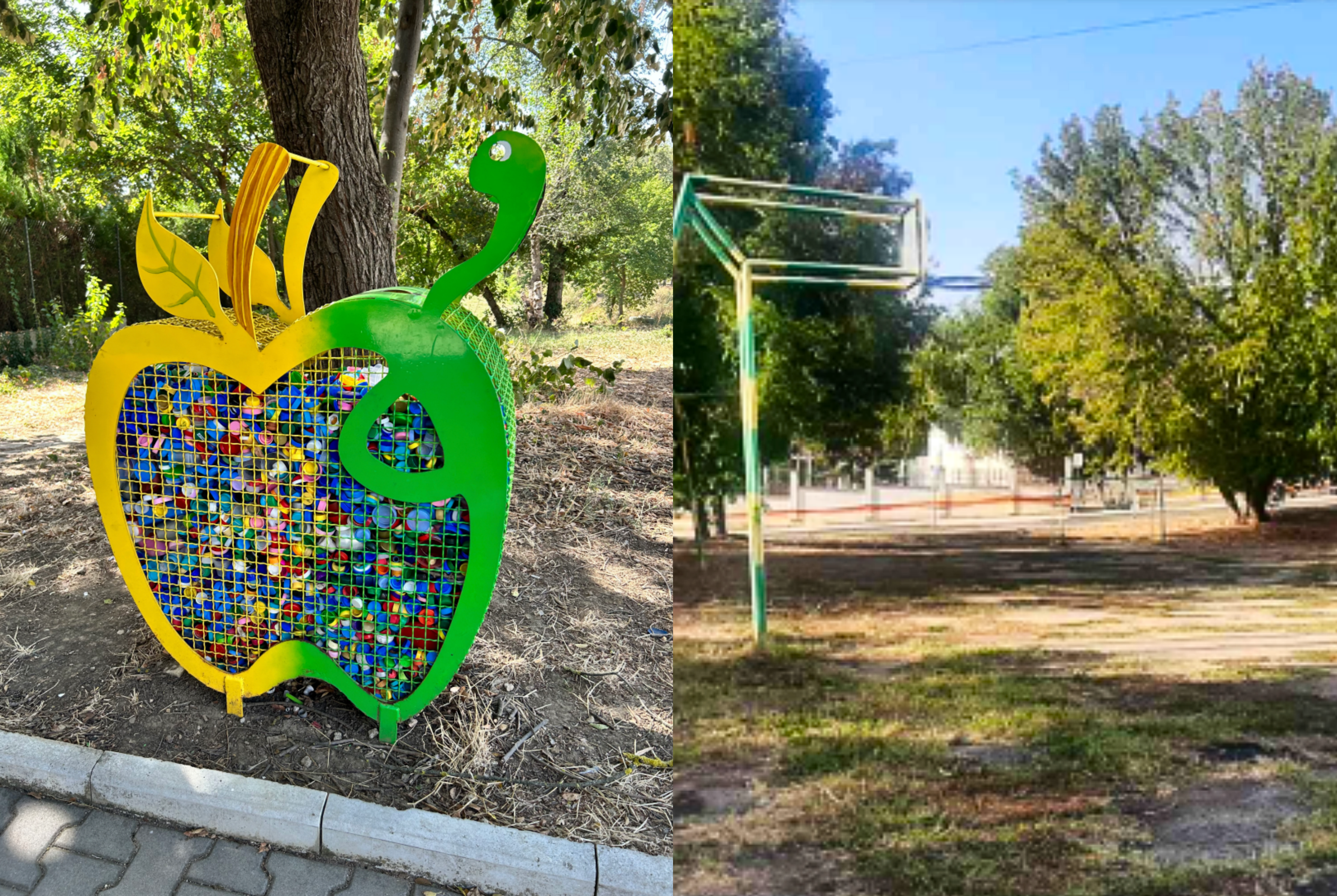 Apple Park, an abandoned green area in Dobrich (BG)