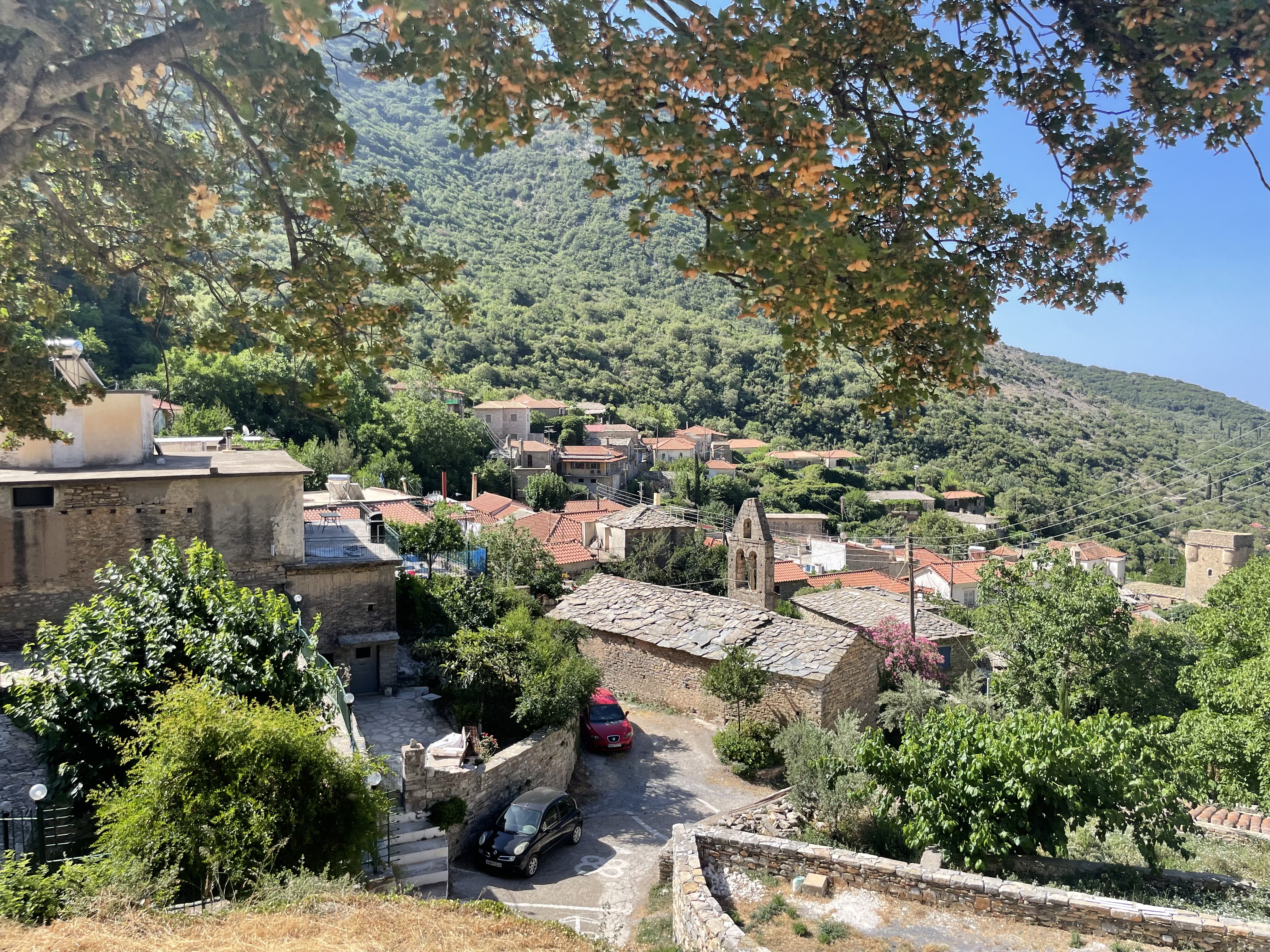 A mountainous village in West Mani