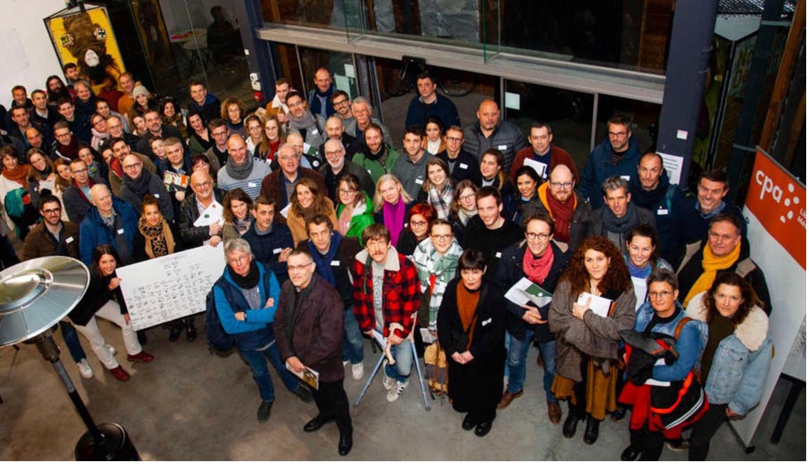 Launch of the Food Policy Council on December 8, 2022. Initiated by the Liège Food-Terre Belt, the 24 municipalities of the district brought together within Liège-Métropole, and the University of Liège, the CPA aims to coordinate various initiatives which aim towards the development of the sustainable food sector in the territory (photo credit Liège-Métropole Food Policy Council)