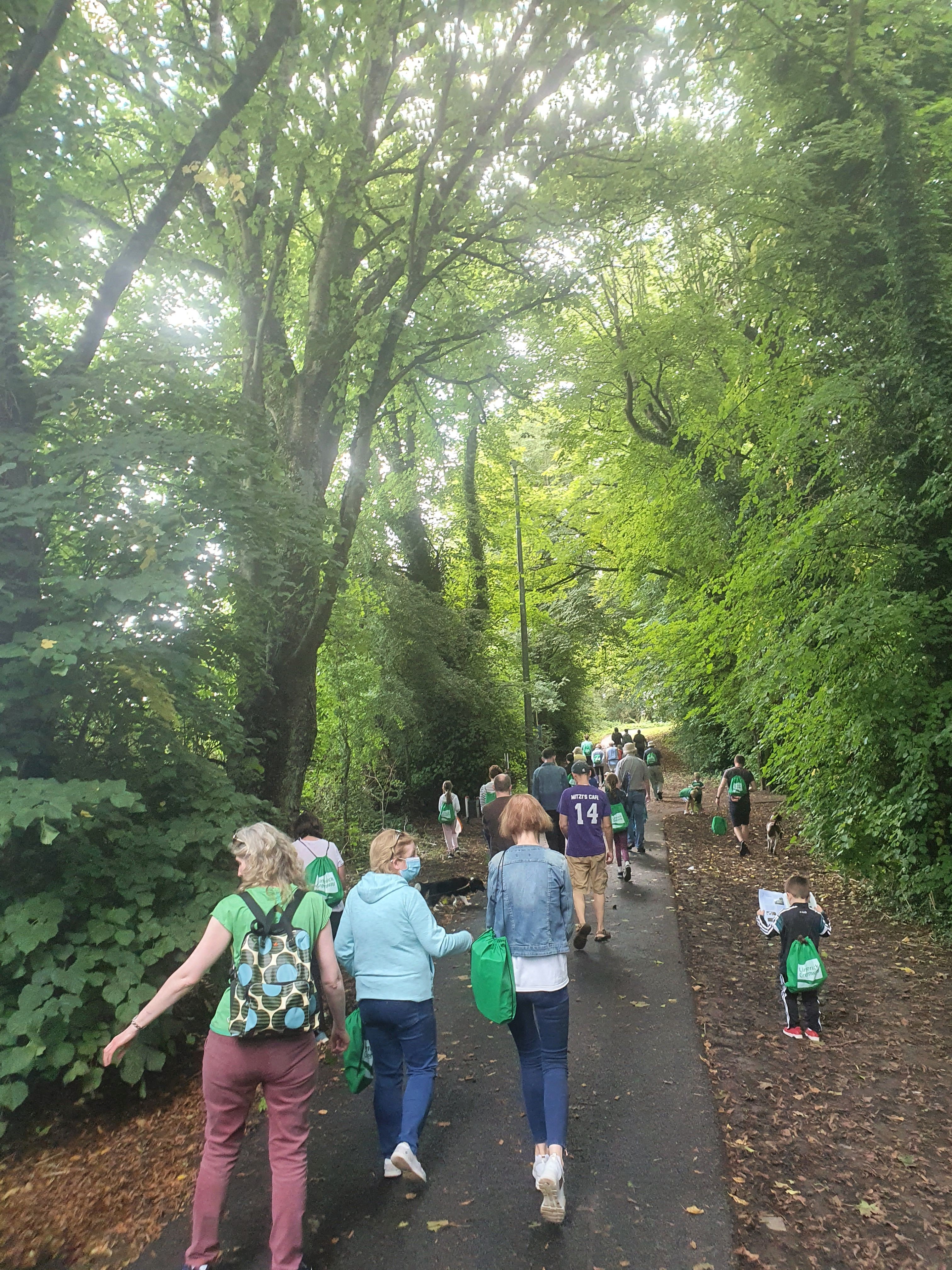 How to engage residents to jointly valorise ecosystem services, or simply “nature” as such (organised walk in Baggott Estate, Limerick, Ireland)