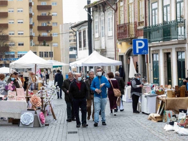 Ruas de santo Tirso sem trânsito