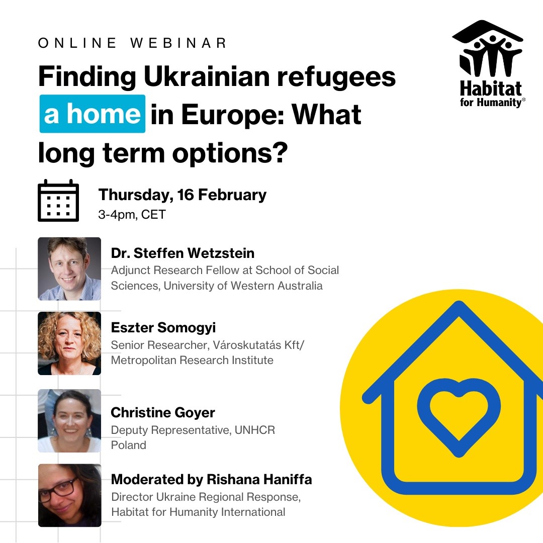 Habitat for Humanity webinar - speakers