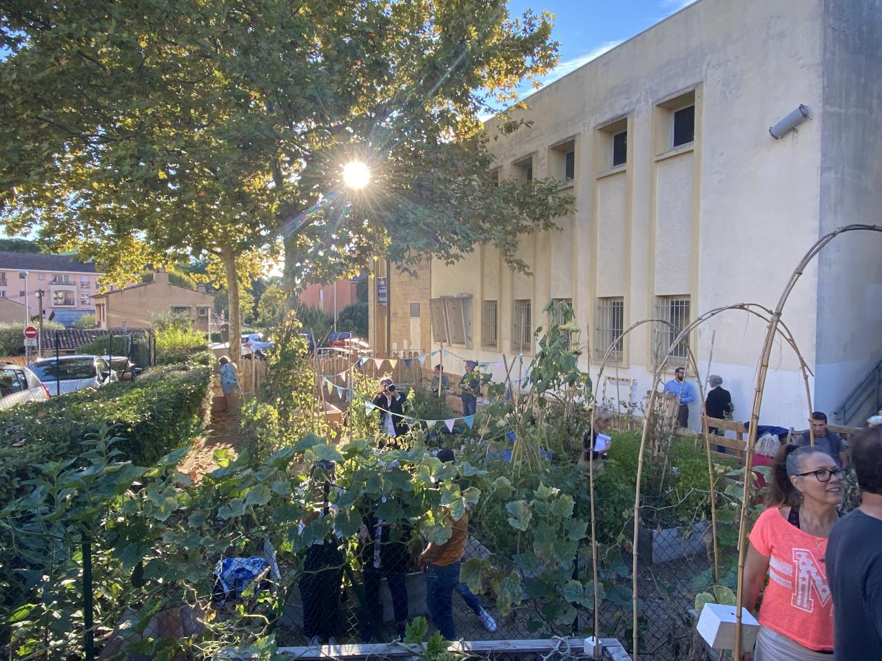 Urban garden in Mouans-Sartoux (FR) - Photo by François Jégou