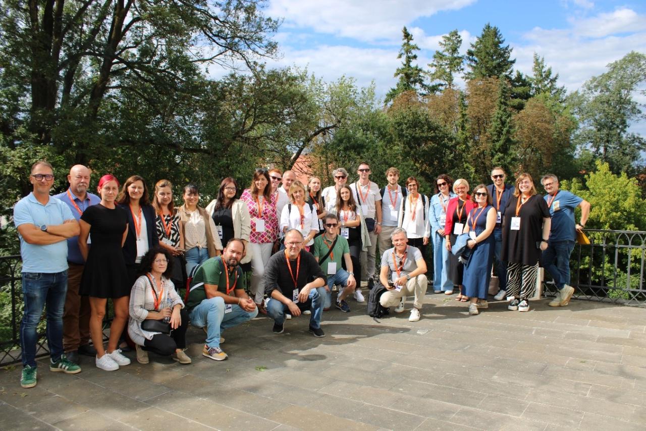 Group photo from transnational meeting in Slovenia