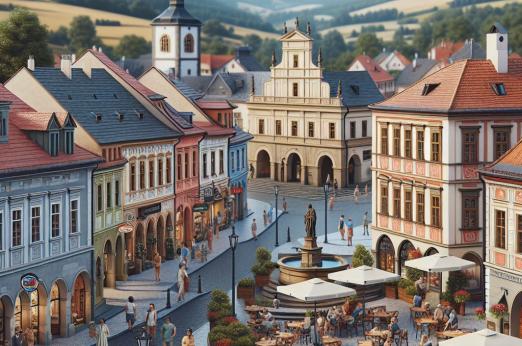 small czech town AI