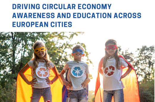 Cover or article from LET'S GO CIRCULAR! on CE awareness and education