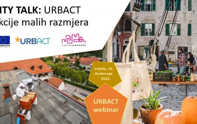 CITY TALK: URBACT akcije malih razmjera