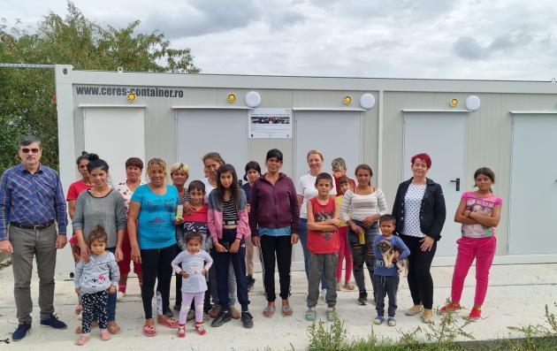 Group picture in Romania