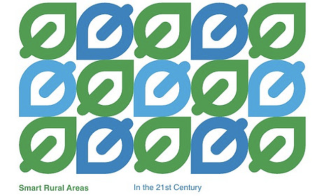 This image features a grid of logos arranged in a 3x5 pattern. The logos alternate between two designs: one in green and the other in blue.