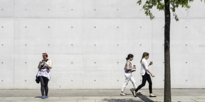 Women walking on the street