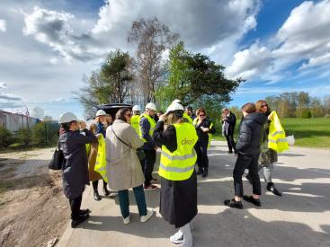 LET'S GO CIRCULAR! site visit at CleanR in Riga