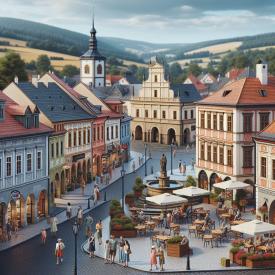 small czech town AI